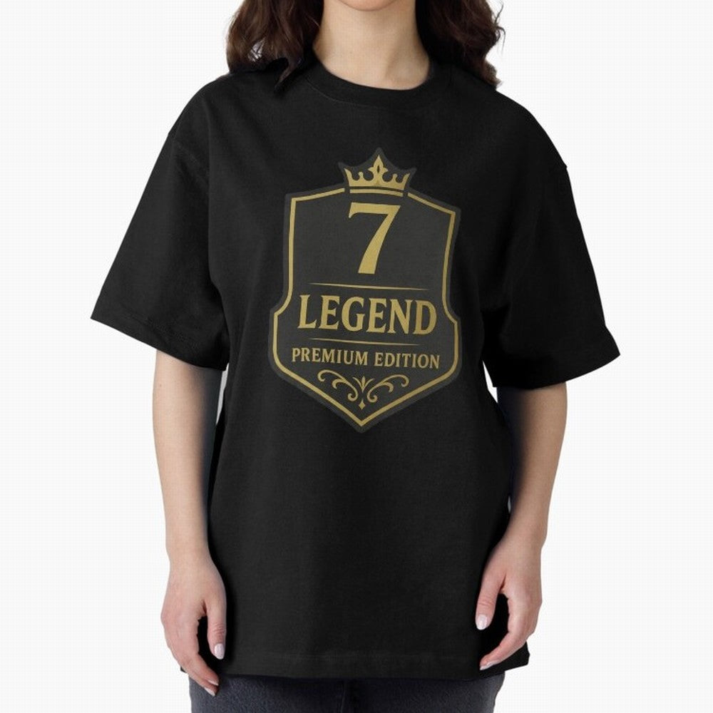 7Legend Football Inspired Number 7 T-Shirt Oversized T-Shirt Feel FIFA World Cup 2026 USA Canada Mexico Inspired by Neymar, Netherlands Energy, Football Passion, Legendary Performances, Festival Vibes and Supporter Community; Great for Supporters
