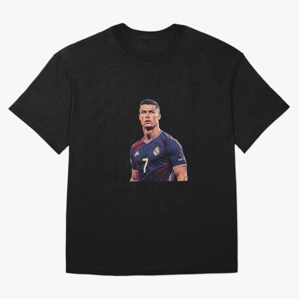 CR7 Siuuu Oversized T-Shirt Treasure FIFA World Cup 2026 Group Stage Spirit, Connected to Brazil, Portugal and Argentina, Neymar, Sports Nostalgia, International Competition, Famous Players and Unforgettable Victories; Perfect for Supporters Who