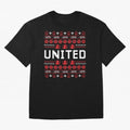 Manchester United Christmas Oversized T-Shirt Follow the Final Road of FIFA World Cup 2026 Inspired by Haaland, France Energy, Football History, Final Match Energy, Crowd Noise and Once in a Lifetime Moments; Perfect for Fans, Collectors, Family