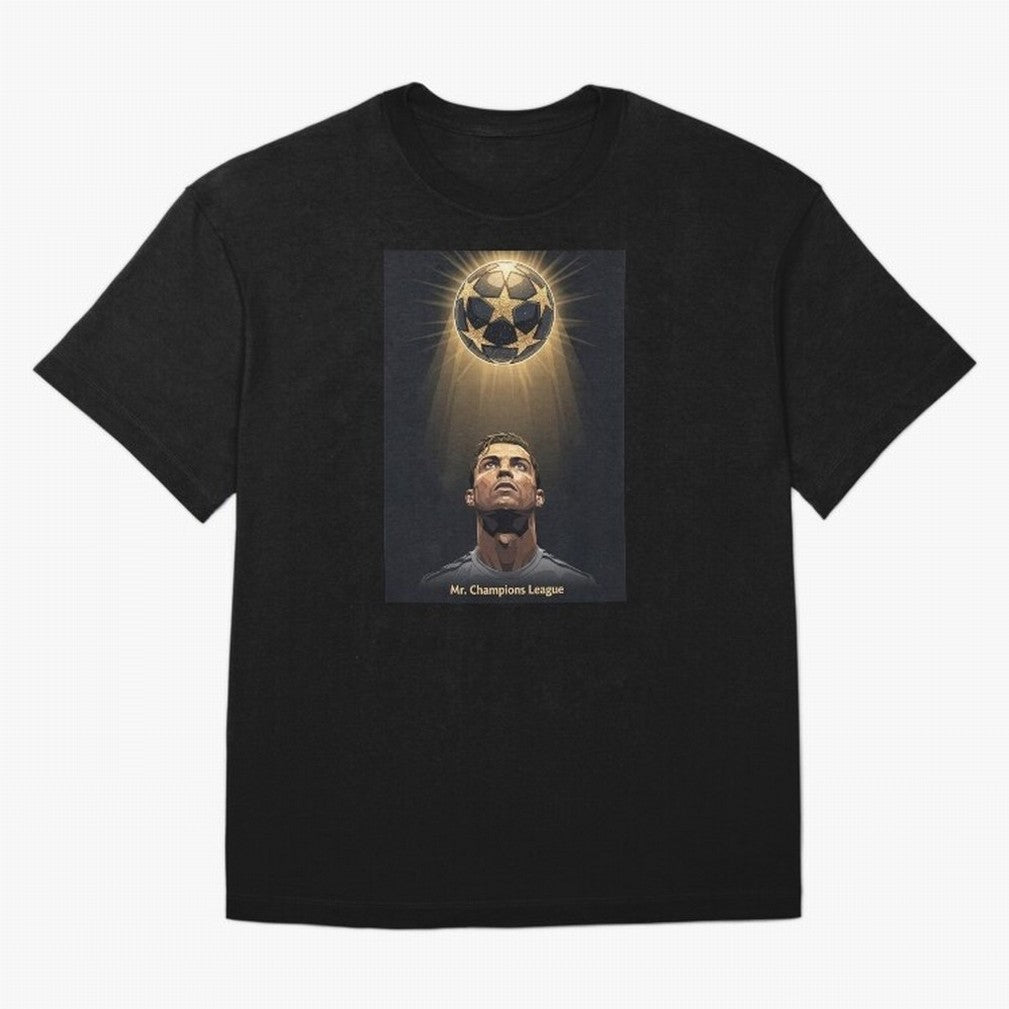 Ronaldo Madrid Oversized T-Shirt Feel International Energy from Global Football Passion for FIFA World Cup 2026 USA Canada Mexico, Capturing Mbappe, Spain and Netherlands, Champion Mindset, Group Stage Buzz, Knockout Tension and Passionate Fan