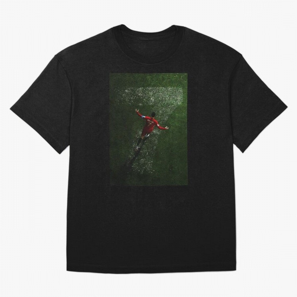 CR7 The G.O.A.T. Football Art - Cristiano Ronaldo Oversized T-Shirt Keep the Match Day Mood of FIFA World Cup 2026 Group Stage Spirit, Capturing Germany, Cristiano Ronaldo, Global Supporter Spirit, Legendary Goals, National Colors and Tournament