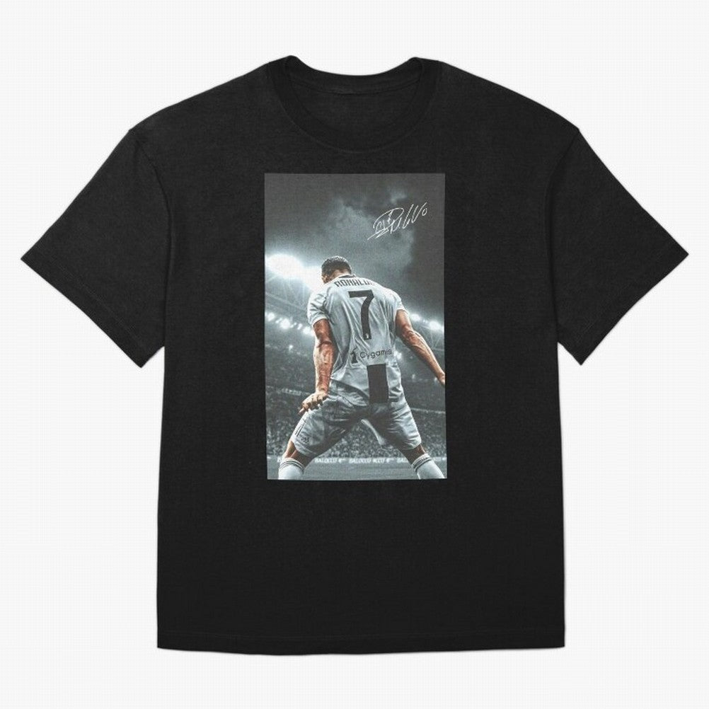 Cristiano Ronaldo Celebration Oversized T-Shirt Show Up for the Glory of Match Day Hype around FIFA World Cup 2026, Haaland and Mbappe, Brazil, Fan Favorite Moments, National Team Passion, Big Match Drama and Soccer History; Created for Match Day