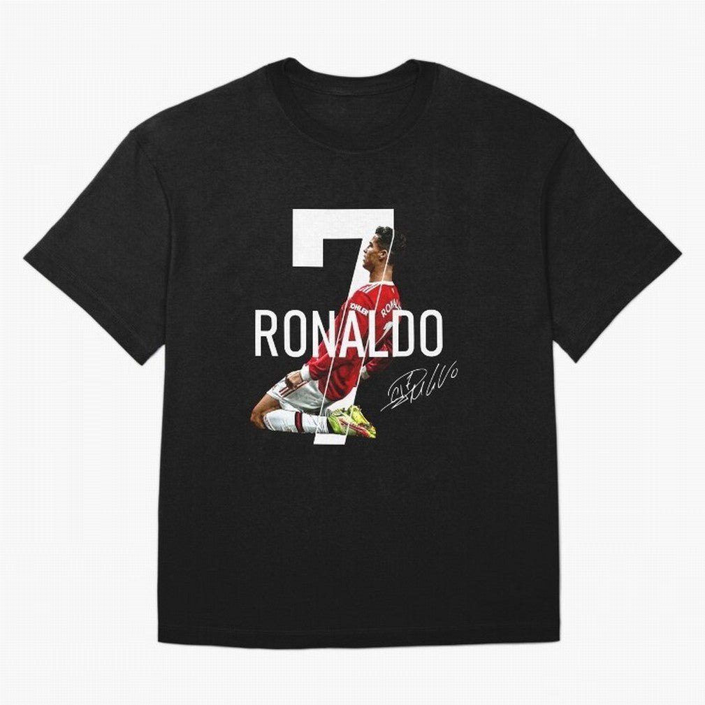 Cristiano Ronaldo - CR7 Oversized T-Shirt Celebrate the Next Chapter of Global Football Passion for FIFA World Cup 2026 USA Canada Mexico, Inspired by Haaland, Spain, Match Day Excitement, Supporter Culture, Golden Goals and Global Football