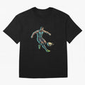 Cyberpunk Cristiano Ronaldo: Futuristic CR7 Kicking Glowing Soccer Ball Fan Art Oversized T-Shirt Join FIFA World Cup 2026 Group Stage Built around CR7, Spain and Netherlands Energy, Stadium Chants, National Pride, Trophy Dreams and Unforgettable