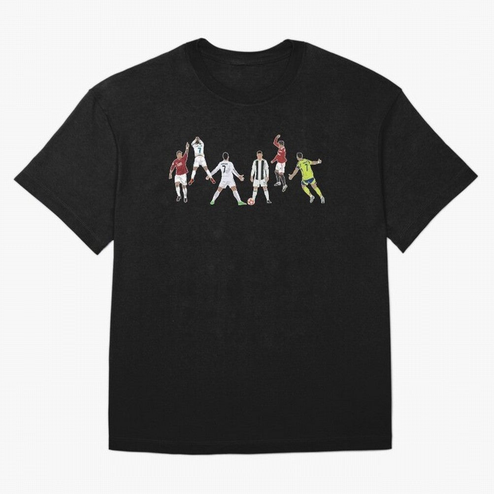 Ronaldo Forever Minimalist Career Goal Celebrations Oversized T-Shirt Back Your Heroes with FIFA World Cup 2026 Group Stage for Fans of CR7 and Argentina, Bringing Stadium Memories, Football Loyalty, International Chants and Championship Tradition;