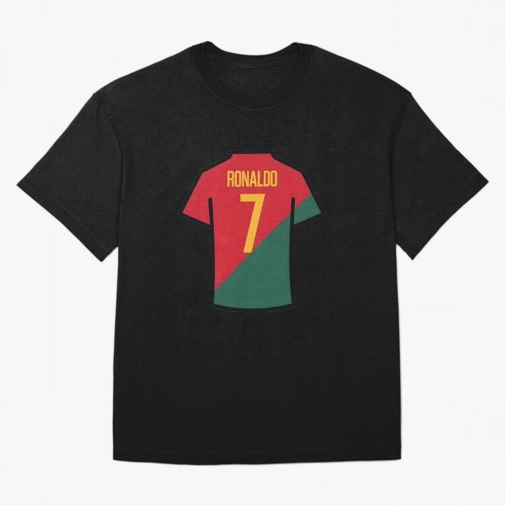 Ronaldo Portugal Jersey Oversized T-Shirt Carry National Pride through FIFA World Cup 2026 USA Canada Mexico Celebrating Neymar, Haaland and Cristiano Ronaldo, England, France and Netherlands Energy, Fan Favorite Moments, National Team Passion, Big