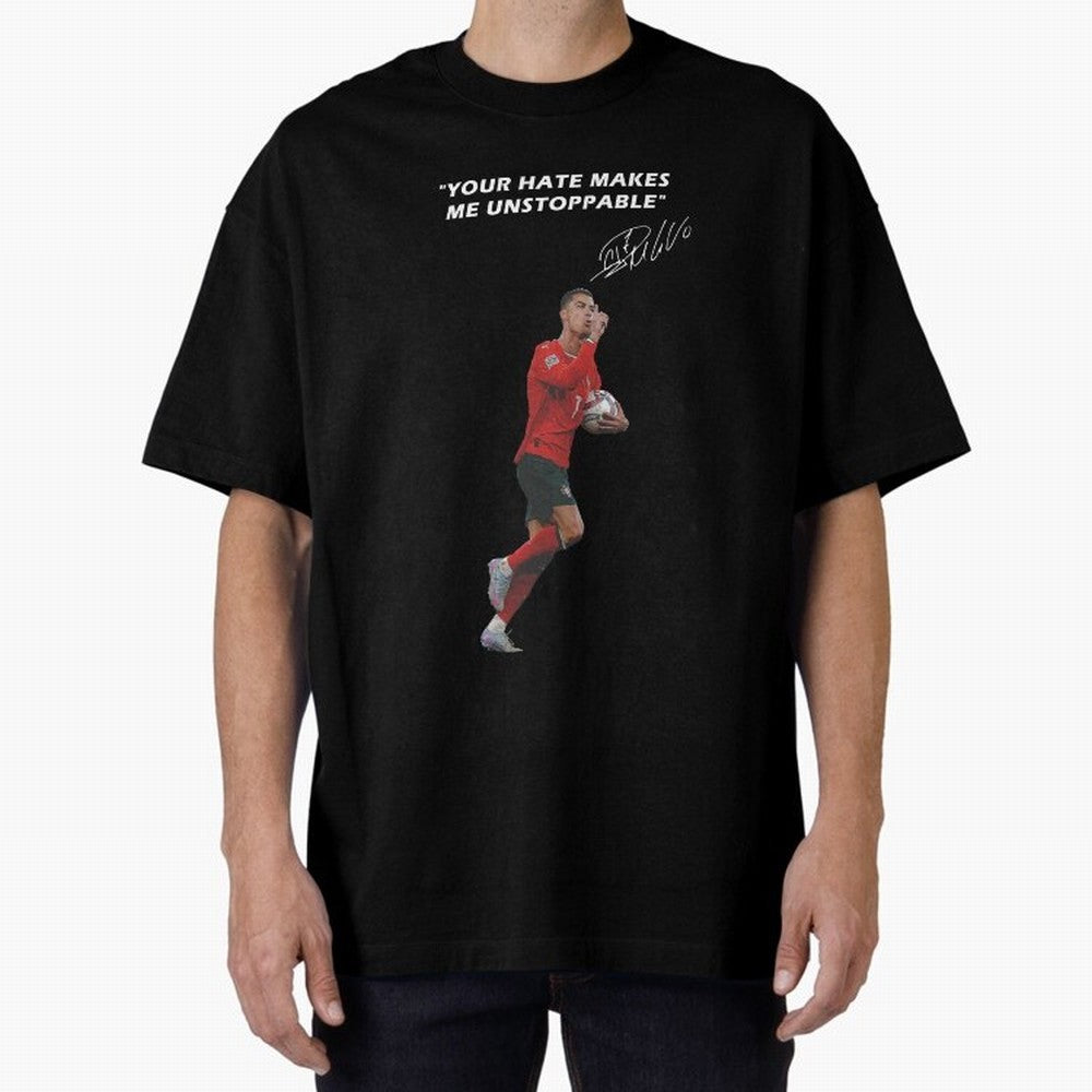 Cristiano Ronaldo Oversized T-Shirt Bring the FIFA World Cup 2026 USA Canada Mexico Journey through Cristiano Ronaldo Highlights, Brazil, Portugal and Argentina Pride, Stadium Memories, Football Loyalty, International Chants and Championship
