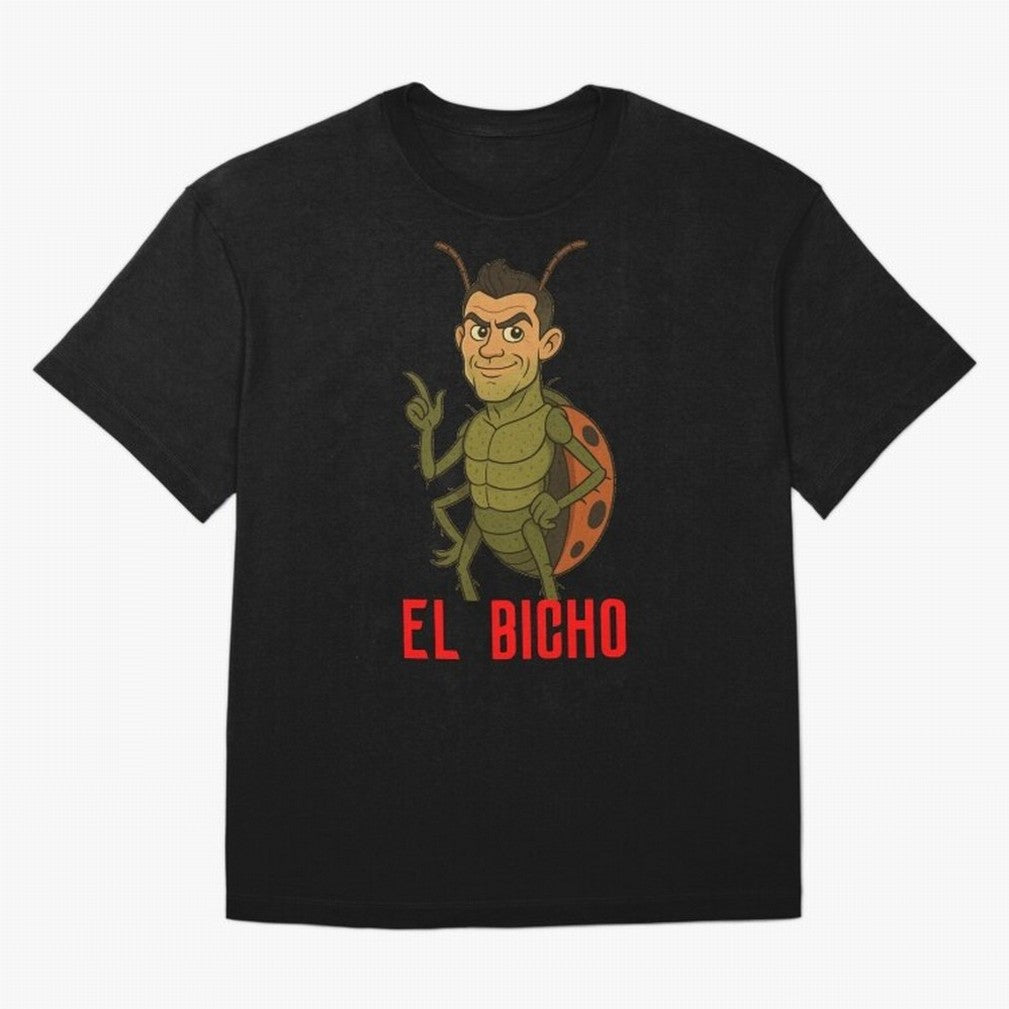 Ronaldo - El Bicho Oversized T-Shirt Stand Out with Spirit from FIFA World Cup 2026 USA Canada Mexico Spirit, with Argentina and Brazil, Haaland, Global Supporter Spirit, Legendary Goals, National Colors and Tournament Celebration; Perfect for