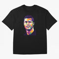 Cristiano Ronaldo Oversized T-Shirt Celebrate Supporters United by FIFA World Cup 2026 USA Canada Mexico for Fans of CR7 and England, France and Netherlands, Bringing Soccer Culture, Superstar Moments, National Team Dreams and Competitive Fire;