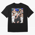 Carlo Ancelotti and Real Madrid Players Oversized T-Shirt Honor the Football Icons of Match Day Hype around FIFA World Cup 2026 Group Stage, Haaland and Mbappe, Argentina and Brazil, Vintage Soccer Flavor, Modern Football Stars, National Flags and