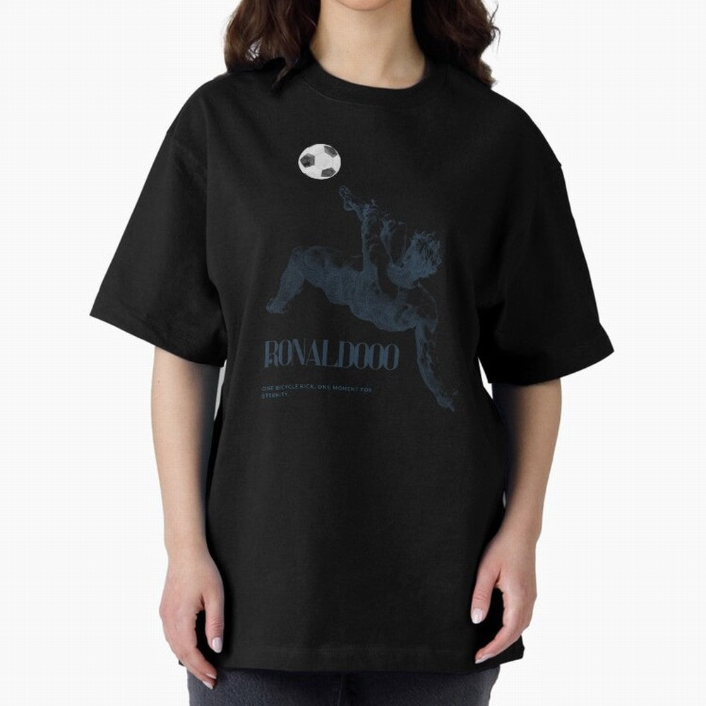 Artistic Strike Oversized T-Shirt Create the FIFA World Cup 2026 Group Stage Journey through Haaland Highlights, Brazil Pride, Champion Mindset, Group Stage Buzz, Knockout Tension and Passionate Fan Culture; Great for Supporters Who Love Legendary