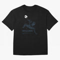 Artistic Strike Oversized T-Shirt Create the FIFA World Cup 2026 Group Stage Journey through Haaland Highlights, Brazil Pride, Champion Mindset, Group Stage Buzz, Knockout Tension and Passionate Fan Culture; Great for Supporters Who Love Legendary