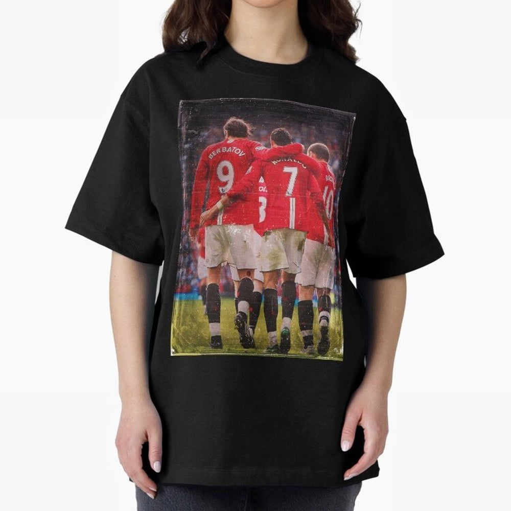 Ronaldo Berbatov Rooney Oversized T-Shirt Experience the Global Stage of Match Day Hype around FIFA World Cup 2026 USA Canada Mexico, Cristiano Ronaldo, Haaland and CR7, Spain, Global Supporter Spirit, Legendary Goals, National Colors and