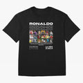 Cristiano Ronaldo CR7 Collage Oversized T-Shirt Represent Match Day Hype around FIFA World Cup 2026 Group Stage, Messi, Neymar and Mbappe, Argentina, France and Brazil, Tournament Hype, Historic Matchups, Family Viewing Parties and Global Sports