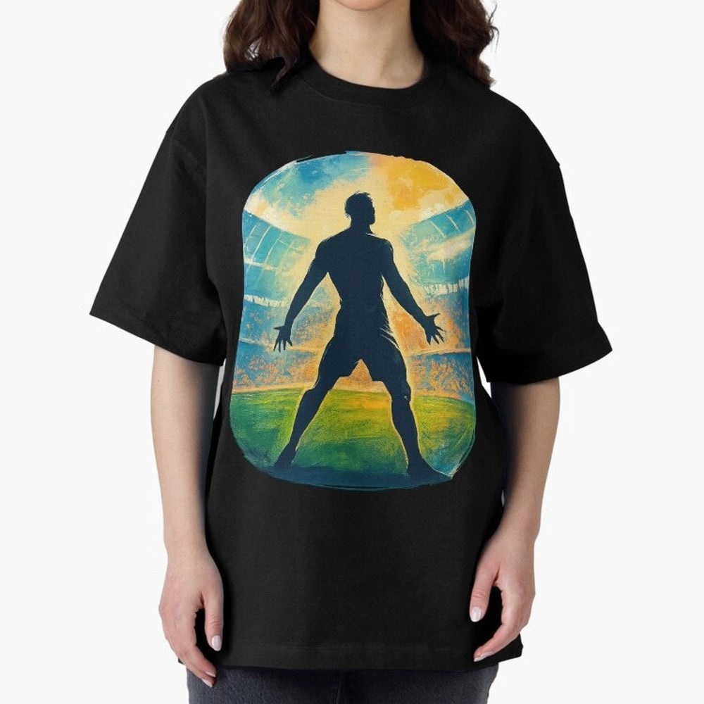 Cristiano Ronaldo CR7 Oversized T-Shirt Honor the Beautiful Game during FIFA World Cup 2026 for Fans of Messi, CR7 and Mbappe and Germany, Bringing Stadium Chants, National Pride, Trophy Dreams and Unforgettable Football Memories; Ideal for