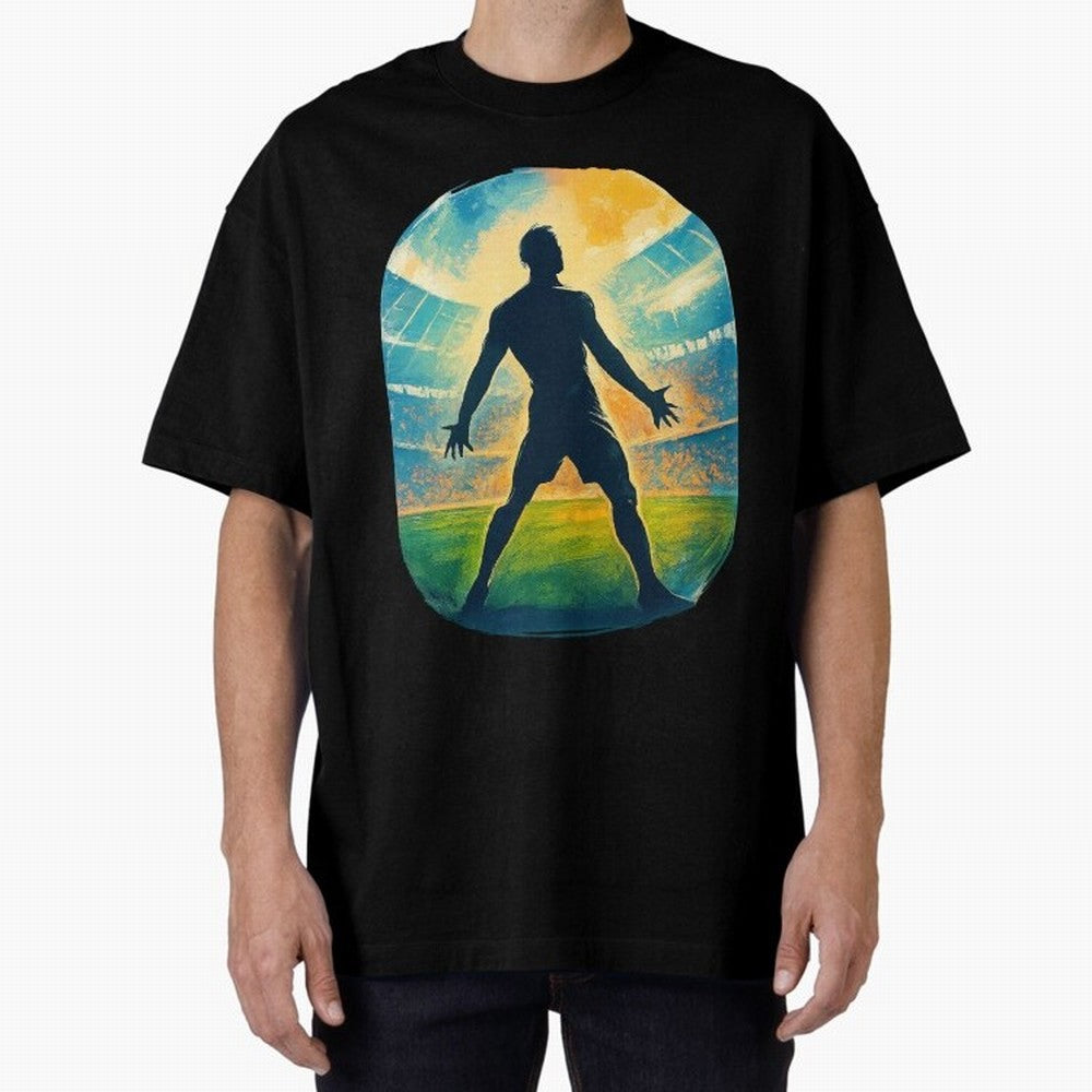 Cristiano Ronaldo CR7 Oversized T-Shirt Honor the Beautiful Game during FIFA World Cup 2026 for Fans of Messi, CR7 and Mbappe and Germany, Bringing Stadium Chants, National Pride, Trophy Dreams and Unforgettable Football Memories; Ideal for