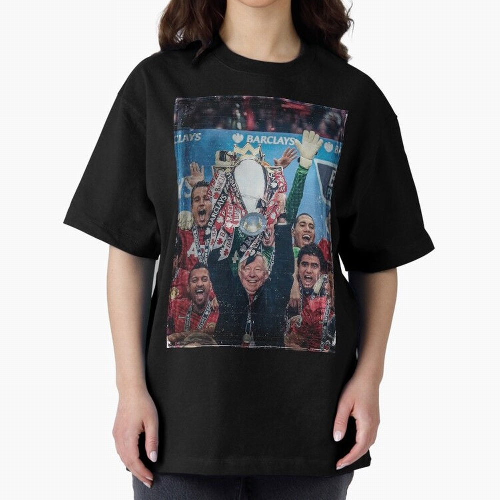 Sir Alex Ferguson Vintage Oversized T-Shirt Celebrate Rivalries and Pride in the FIFA World Cup 2026 Group Stage Journey through Cristiano Ronaldo Highlights, France Pride, Supporter Pride, Iconic Celebrations, Legendary Names and Global Match Day
