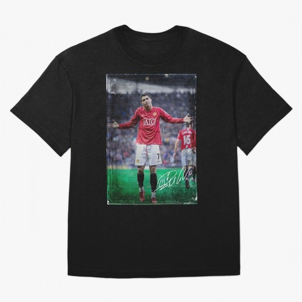 Cristiano Ronaldo Oversized T-Shirt Honor the Football Icons of FIFA World Cup 2026 Group Stage for Fans of Messi, Neymar and Mbappe and Germany, Bringing Fan Favorite Moments, National Team Passion, Big Match Drama and Soccer History; Perfect for