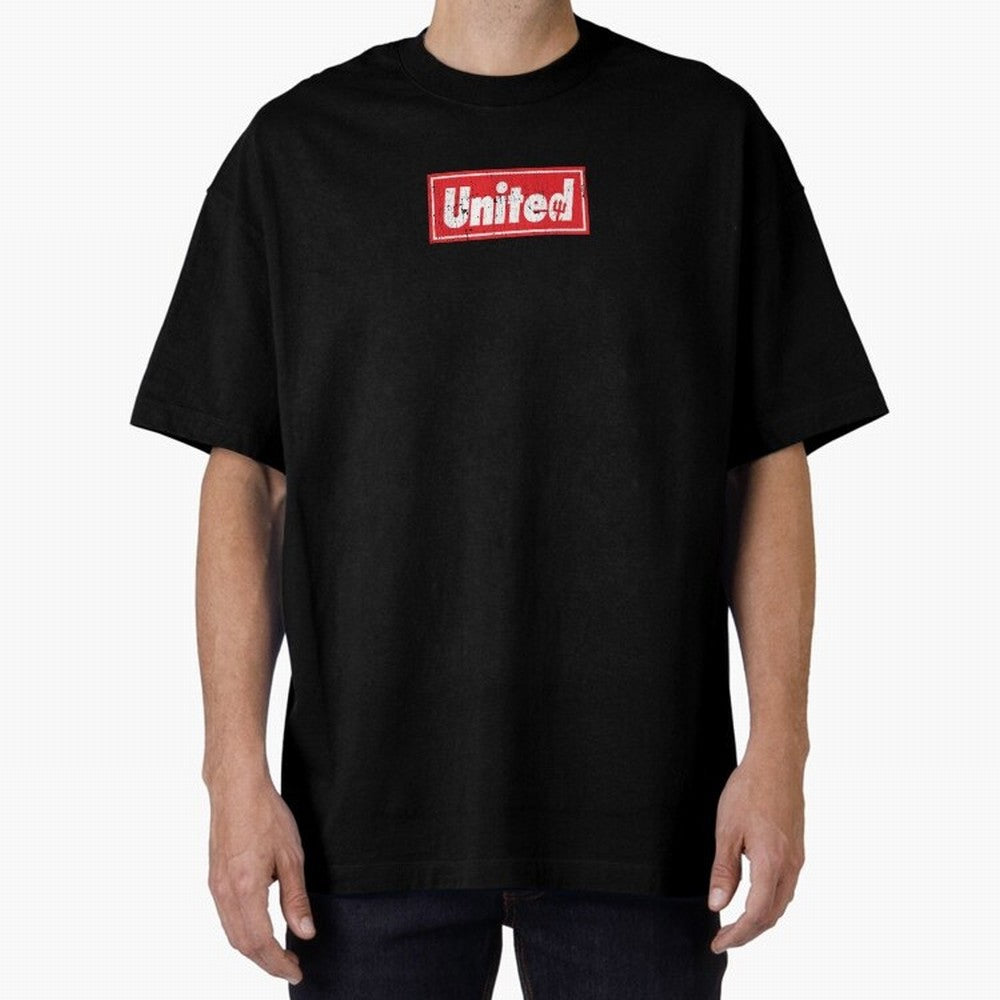 Manchester United Oversized T-Shirt Bring Supporter Culture to Match Day Hype around FIFA World Cup 2026 Group Stage, CR7, Argentina, Match Day Excitement, Supporter Culture, Golden Goals and Global Football Passion; Perfect for Fans, Collectors,