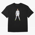 Cristiano Ronaldo at Madrid | Football Legend Oversized T-Shirt Keep the Legacy of the FIFA World Cup 2026 Group Stage Journey through Mbappe and Neymar Highlights, Brazil, Portugal and Argentina Pride, Global Supporter Spirit, Legendary Goals,