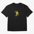 Energetic Soccer Celebration ¨C Number 7 Sketch Art Oversized T-Shirt Show Support during FIFA World Cup 2026 USA Canada Mexico Filled with Mbappe, Portugal Energy, Stadium Chants, National Pride, Trophy Dreams and Unforgettable Football Memories;