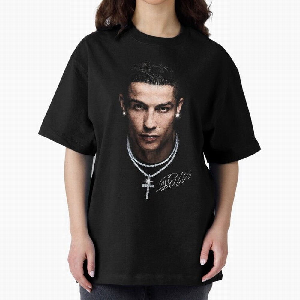 CR7 - Streetwear Clothing | Oversized T-Shirt Keep the Match Day Mood of Match Day Hype around FIFA World Cup 2026 Group Stage, Mbappe, Portugal, Championship Spirit, Famous Goals, Roaring Crowds and International Football Unity; Perfect for Fans,
