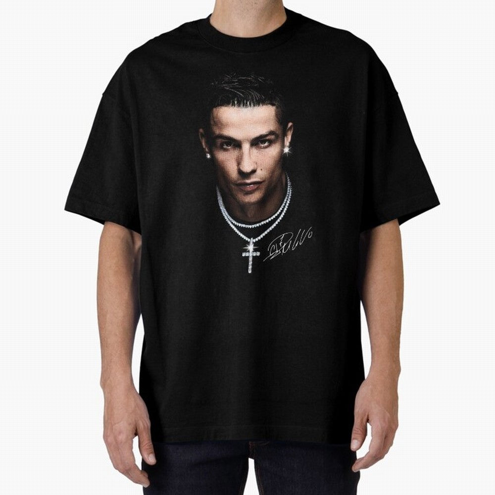 CR7 - Streetwear Clothing | Oversized T-Shirt Keep the Match Day Mood of Match Day Hype around FIFA World Cup 2026 Group Stage, Mbappe, Portugal, Championship Spirit, Famous Goals, Roaring Crowds and International Football Unity; Perfect for Fans,