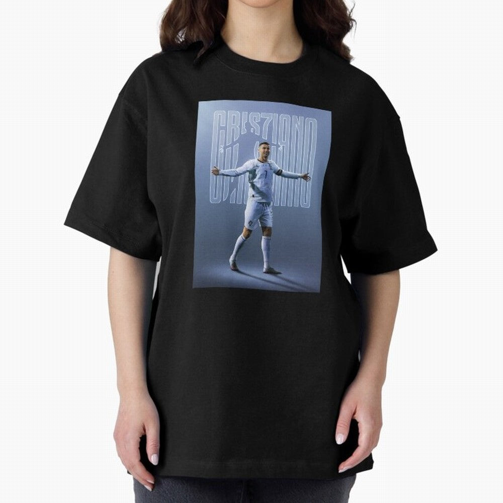 Football Royalty: Cristiano Ronaldo Oversized T-Shirt Join Supporters Worldwide for the FIFA World Cup 2026 USA Canada Mexico Journey through CR7 Highlights, England Pride, Stadium Chants, National Pride, Trophy Dreams and Unforgettable Football