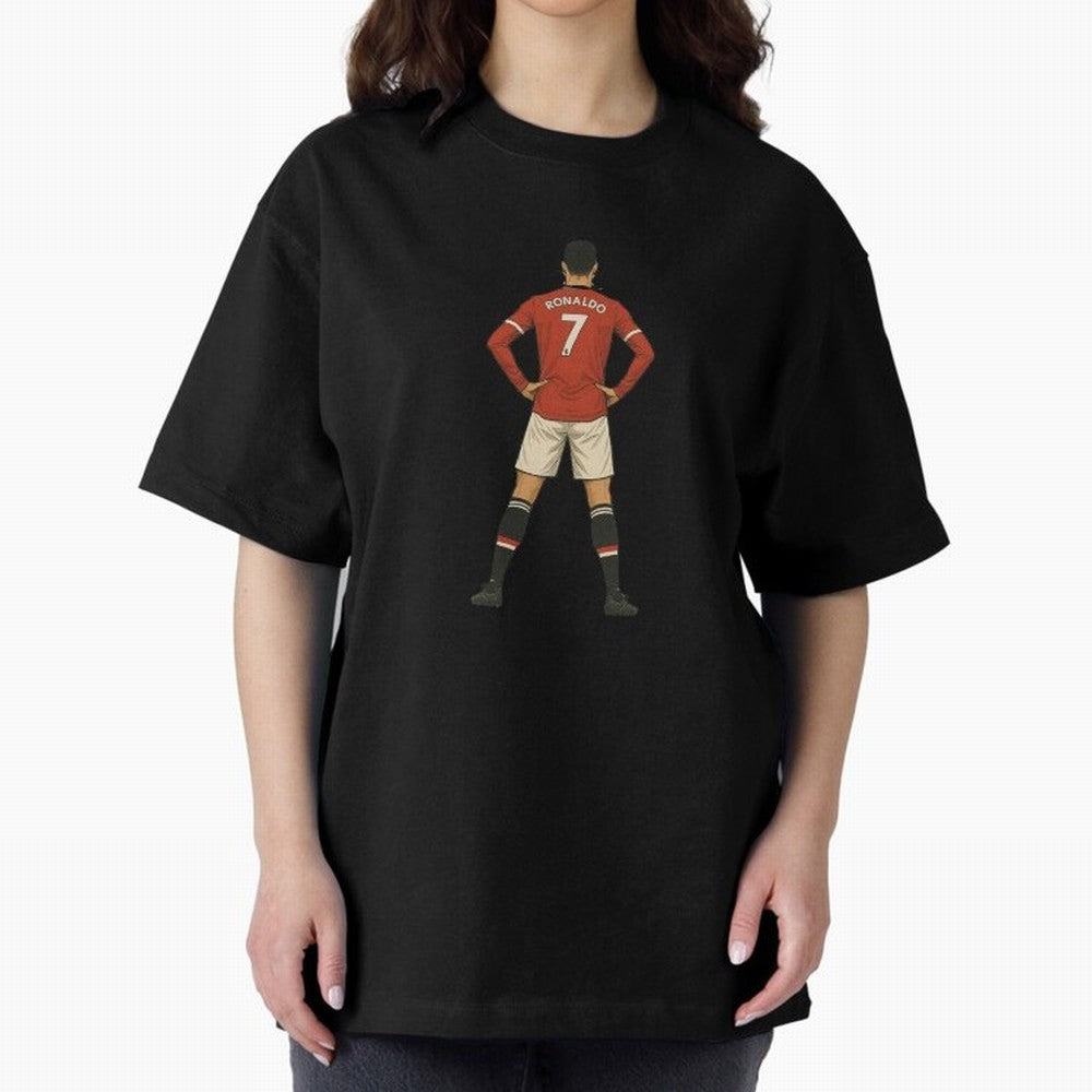 Ronaldo Oversized T-Shirt Bring Bold Fan Energy to Global Football Passion for FIFA World Cup 2026 USA Canada Mexico, Featuring Messi, CR7 and Mbappe, Argentina, France and Brazil, Football Festival Excitement, Trophy Ambitions, Country Rivalries