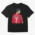 Cristiano Ronaldo Oversized T-Shirt Capture Stadium Memories from Global Football Passion for FIFA World Cup 2026, Capturing Messi and Cristiano Ronaldo, Argentina, Worldwide Fan Energy, Dramatic Goals, Stadium Lights and Championship Celebrations;