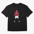Cristiano Ronaldo Iconic Stance Fan Art Oversized T-Shirt Bring World Football Passion into FIFA World Cup 2026 Group Stage Connected to Messi, CR7 and Mbappe, England Energy, Football Festival Excitement, Trophy Ambitions, Country Rivalries and