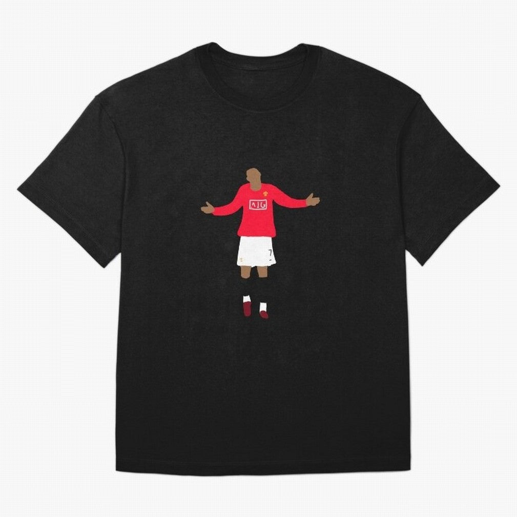 Cristiano Ronaldo Goal Celebration Illustration Oversized T-Shirt Bring Global Tournament Vibes to FIFA World Cup 2026 USA Canada Mexico Filled with Messi, Neymar and Mbappe, Spain Energy, Vintage Soccer Flavor, Modern Football Stars, National