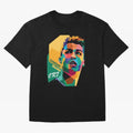 CR7 Pop Art Cristiano Ronaldo Design For Football Fans Gift For Soccer Lovers Oversized T-Shirt Stand with Global Football Passion for FIFA World Cup 2026, Inspired by Messi, Neymar and Mbappe, Argentina and Brazil, Champion Mindset, Group Stage