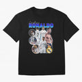 CR7 Real Madrid Poster ¨C For Football Fans and Gift For Ronaldo Supporters Oversized T-Shirt Bring Legendary Rivalry Energy to FIFA World Cup 2026 USA Canada Mexico Featuring CR7 and Messi, England and Germany Energy, Goal Celebration Energy,