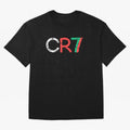 CR7 Portugal Colors Poster For Football Fans, Gift For Soccer Lovers Oversized T-Shirt Celebrate Fan Culture around Match Day Hype around FIFA World Cup 2026 Group Stage, Neymar, Spain, Stadium Memories, Football Loyalty, International Chants and