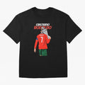 Cristiano Ronaldo Win Oversized T-Shirt Create FIFA World Cup 2026 USA Canada Mexico for Fans of Messi and Germany, Bringing Football Festival Excitement, Trophy Ambitions, Country Rivalries and Star Player Buzz; Great for Supporters Who Love