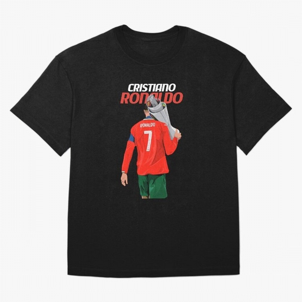 Cristiano Ronaldo Win Oversized T-Shirt Create FIFA World Cup 2026 USA Canada Mexico for Fans of Messi and Germany, Bringing Football Festival Excitement, Trophy Ambitions, Country Rivalries and Star Player Buzz; Great for Supporters Who Love
