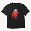 Cristiano Ronaldo Campion Oversized T-Shirt Feel the Trophy Chase of FIFA World Cup 2026 Spirit, Centered on Brazil, Portugal and Argentina, Neymar, Stadium Memories, Football Loyalty, International Chants and Championship Tradition; Great for