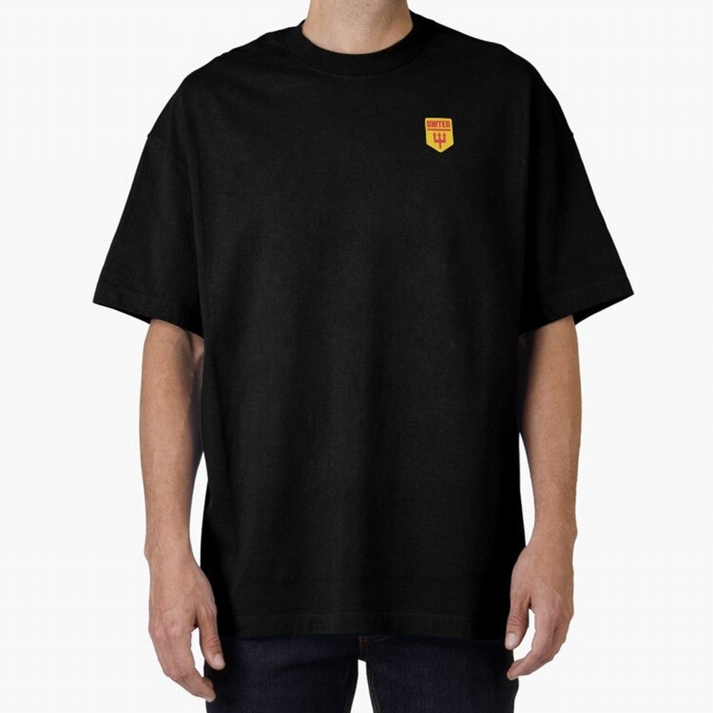 Manchester United Badge Oversized T-Shirt Cheer for Global Football Passion for FIFA World Cup 2026, Centered on Neymar, Haaland and Cristiano Ronaldo, Argentina and Brazil, Match Day Excitement, Supporter Culture, Golden Goals and Global Football