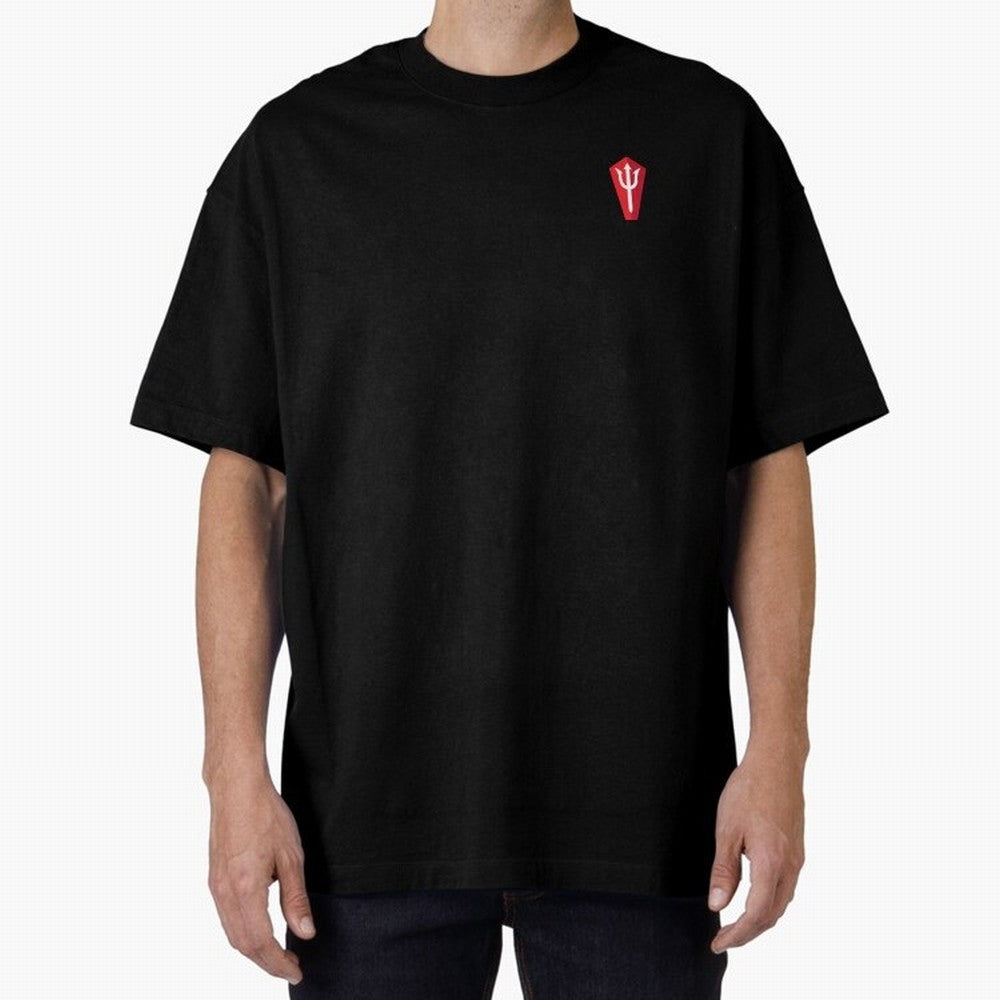 Manchester United Trident Oversized T-Shirt Follow the Road to FIFA World Cup 2026 USA Canada Mexico for Fans of Messi, CR7 and Mbappe and Argentina, France and Brazil, Bringing Vintage Soccer Flavor, Modern Football Stars, National Flags and Final