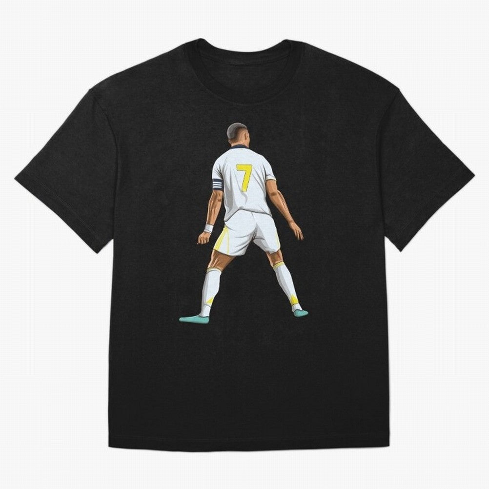 Cristiano Ronaldo Oversized T-Shirt Share the Excitement of FIFA World Cup 2026 Group Stage for Fans of Haaland and England, Bringing Championship Spirit, Famous Goals, Roaring Crowds and International Football Unity; Ideal for Passionate Fans Who