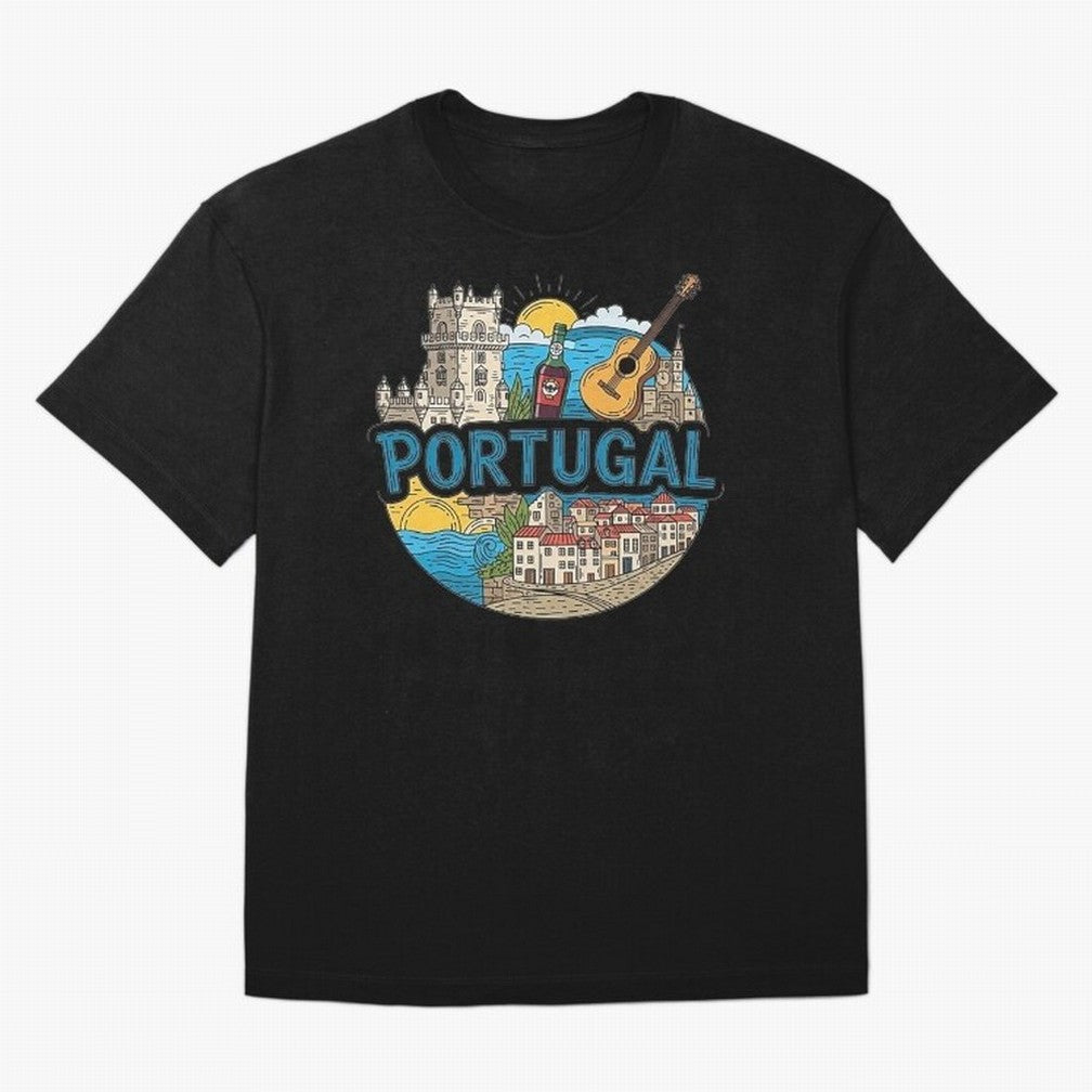 PORTUGAL Oversized T-Shirt Fuel Your Fan Pride for Match Day Hype around FIFA World Cup 2026, Haaland and Mbappe, England and Germany, Football Festival Excitement, Trophy Ambitions, Country Rivalries and Star Player Buzz; Built for Supporters