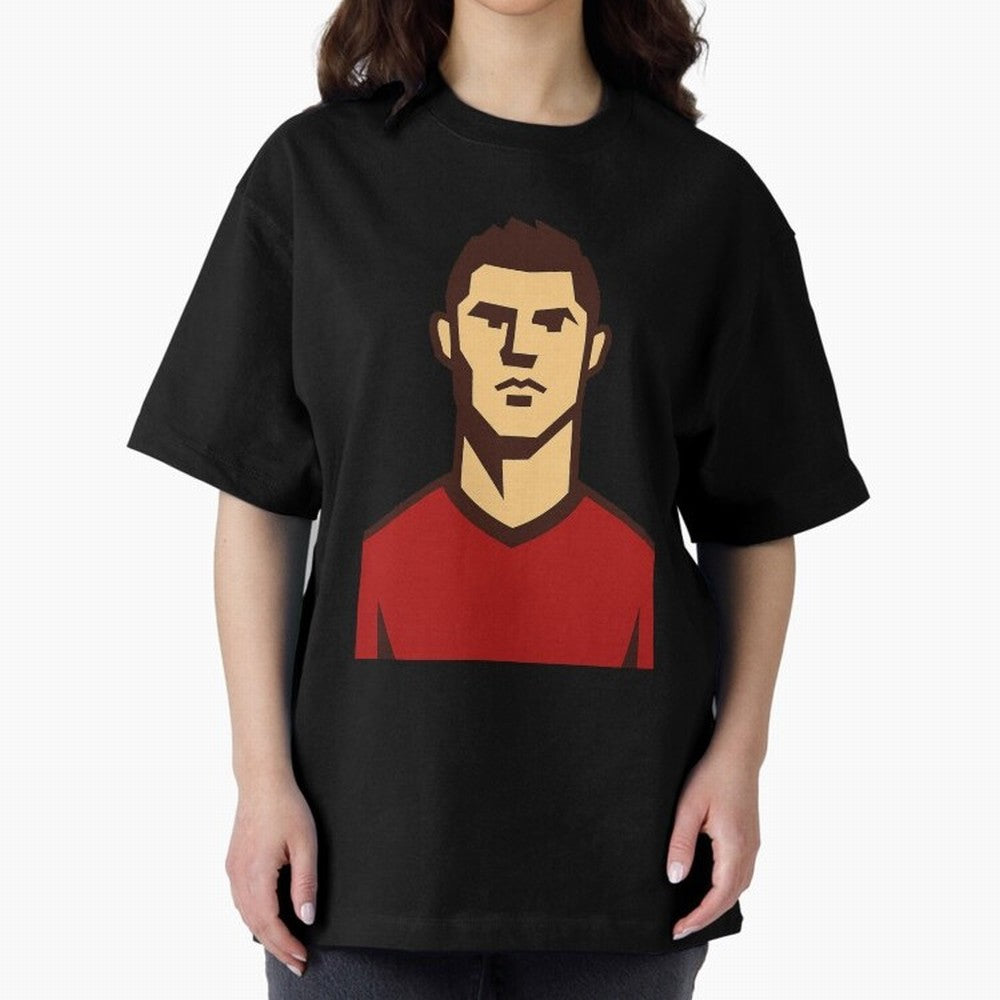 cristiano 2 Oversized T-Shirt Enjoy FIFA World Cup 2026 Spirit, Celebrating Spain, CR7 and Messi, Soccer Culture, Superstar Moments, National Team Dreams and Competitive Fire; Perfect for People Who Love Argentina, Brazil, France, England, Germany,