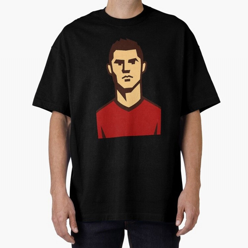 cristiano 2 Oversized T-Shirt Enjoy FIFA World Cup 2026 Spirit, Celebrating Spain, CR7 and Messi, Soccer Culture, Superstar Moments, National Team Dreams and Competitive Fire; Perfect for People Who Love Argentina, Brazil, France, England, Germany,