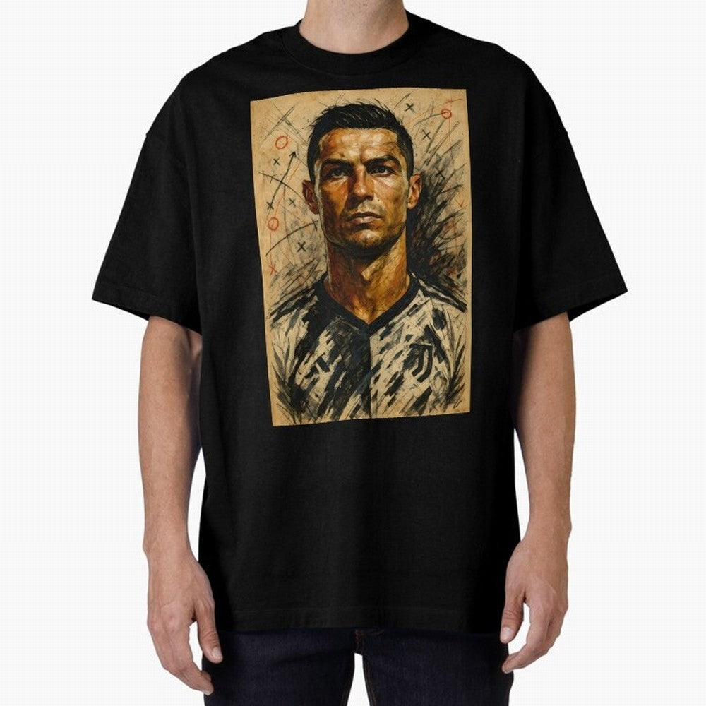 The Architect of Victory Oversized T-Shirt Celebrate Supporters United by Global Football Passion for FIFA World Cup 2026, Capturing Neymar, England, Retro Football Energy, Iconic Rivalries, Trophy Chase Drama and Stadium Atmosphere; Perfect for