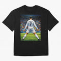 CR7 Oversized T-Shirt Make the Season About FIFA World Cup 2026 USA Canada Mexico Spirit, with France, Haaland and Mbappe, Vintage Soccer Flavor, Modern Football Stars, National Flags and Final Night Emotion; Great for Supporters Who Love Legendary