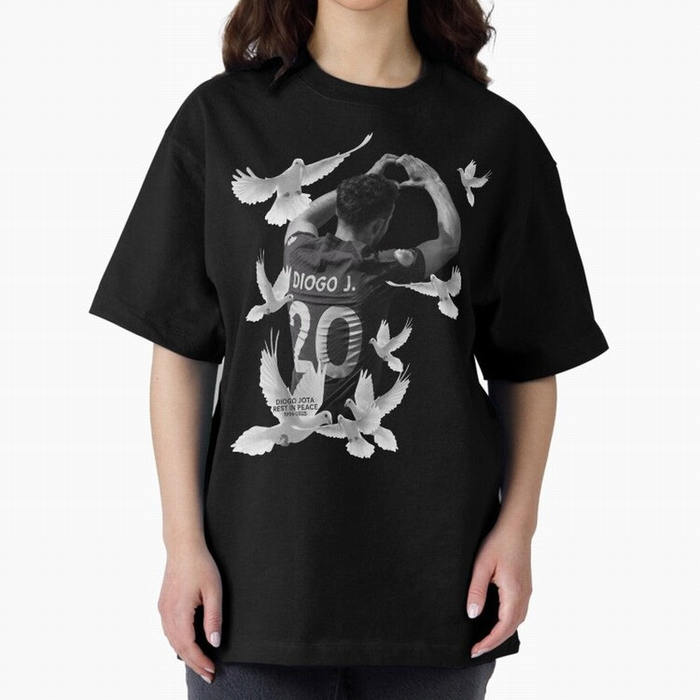 Diogo Jota rest in peace Oversized T-Shirt Bring Global Tournament Vibes to FIFA World Cup 2026 Spirit, Filled with France and Portugal, CR7 and Messi, Champion Mindset, Group Stage Buzz, Knockout Tension and Passionate Fan Culture; Great for Watch