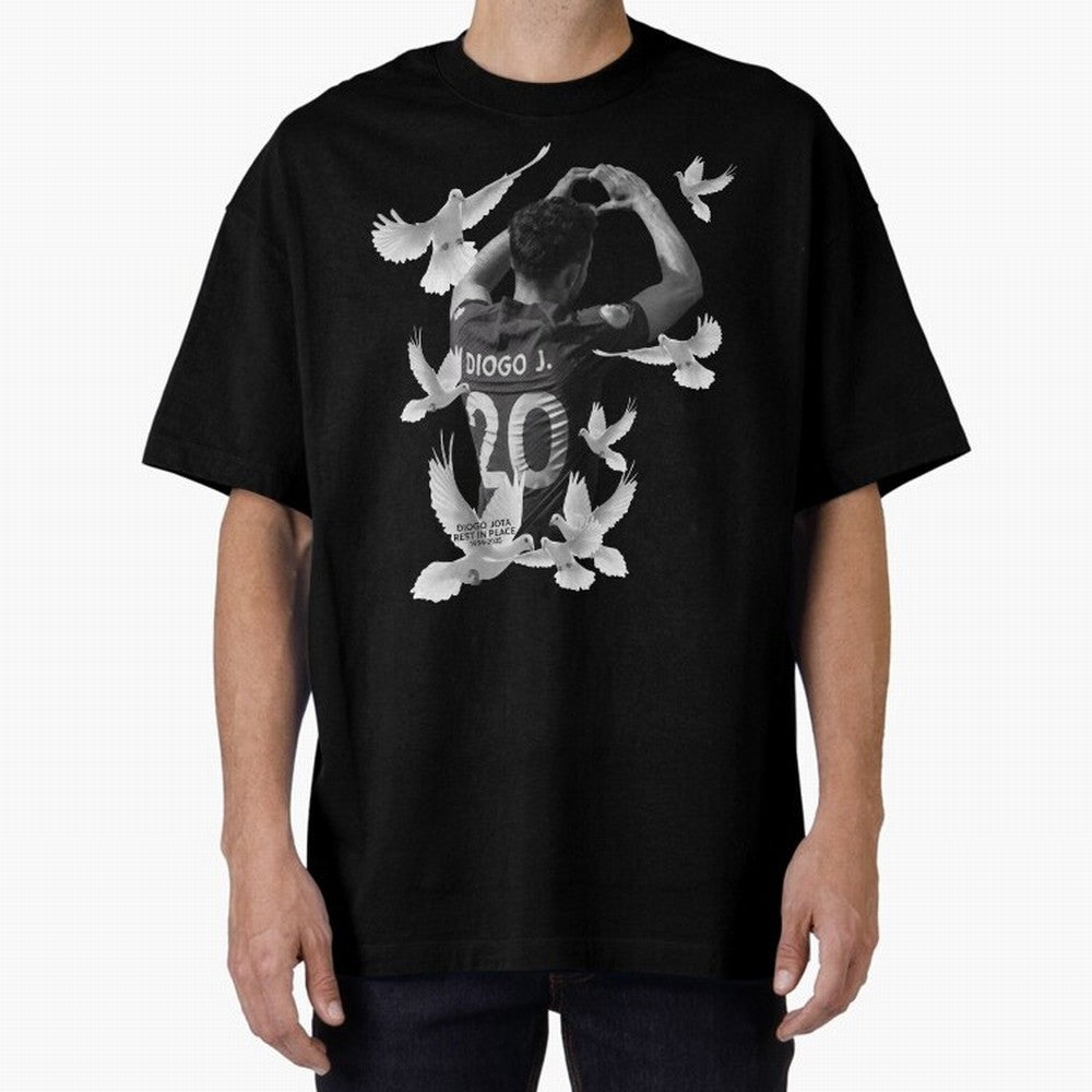 Diogo Jota rest in peace Oversized T-Shirt Bring Global Tournament Vibes to FIFA World Cup 2026 Spirit, Filled with France and Portugal, CR7 and Messi, Champion Mindset, Group Stage Buzz, Knockout Tension and Passionate Fan Culture; Great for Watch