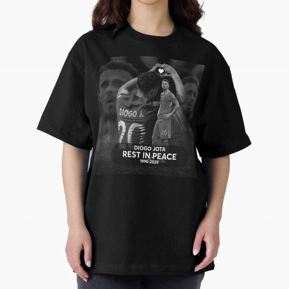 Diogo Jota rest in peace Oversized T-Shirt Celebrate Every Goal in FIFA World Cup 2026 for Fans of Mbappe and Neymar and France, Bringing Tournament Hype, Historic Matchups, Family Viewing Parties and Global Sports Pride; Made for Collectors Who