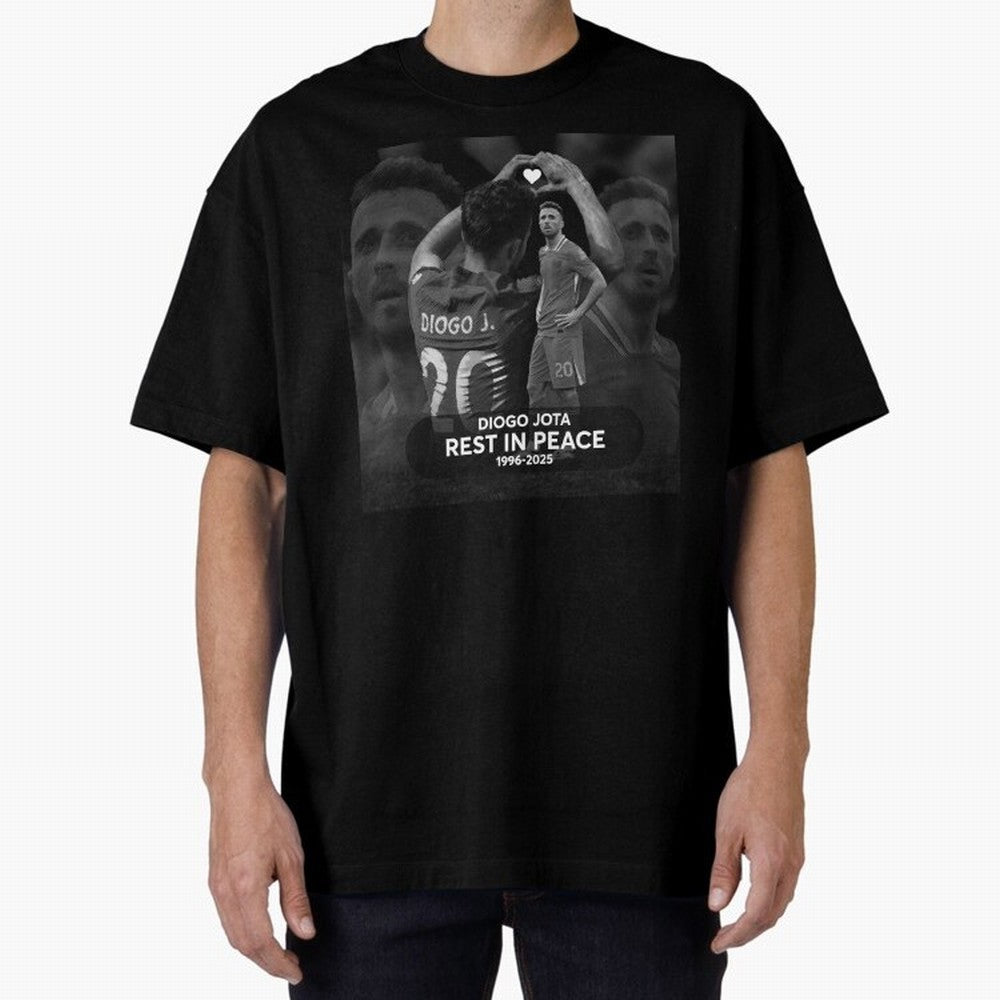 Diogo Jota rest in peace Oversized T-Shirt Celebrate Every Goal in FIFA World Cup 2026 for Fans of Mbappe and Neymar and France, Bringing Tournament Hype, Historic Matchups, Family Viewing Parties and Global Sports Pride; Made for Collectors Who